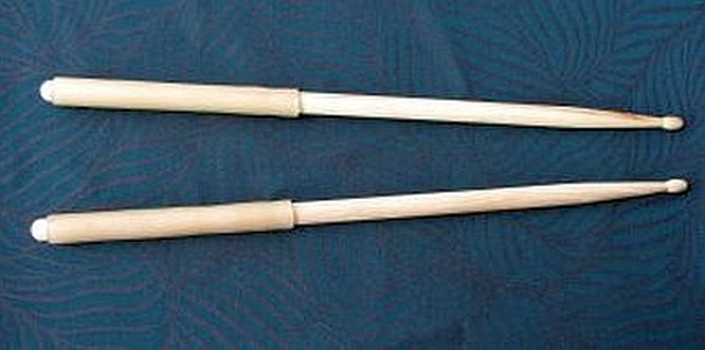 Stick pair with grips